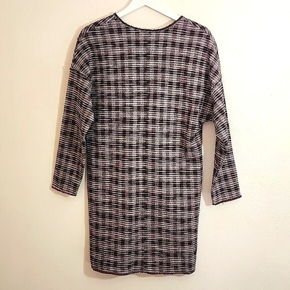 Max Studio multi-color woven long sleeve dress size L - Picture 5 of 9